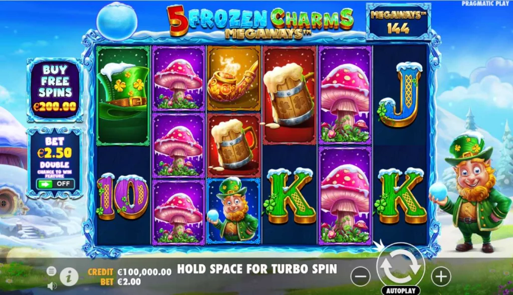 5 Frozen Charms Megaways Slot by Pragmatic Play