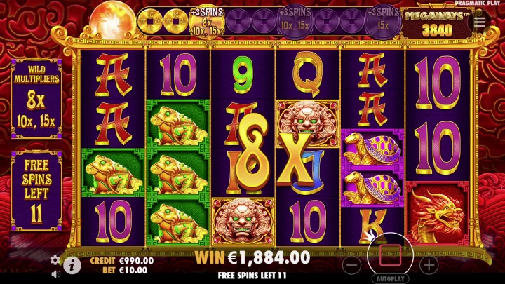 5 Lions Online Slot by Pragmatic Play