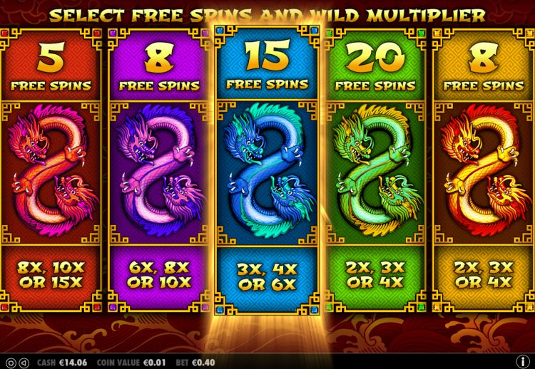 8 Dragons Slot free spins