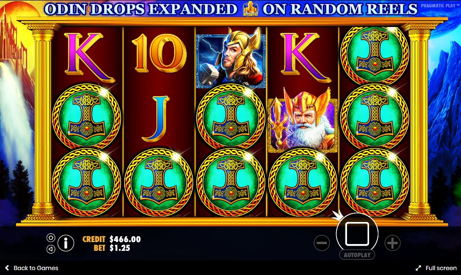 Asgard Slot by Pragmatic Play demo mode