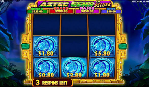 Aztec Gems Deluxe Slot play free