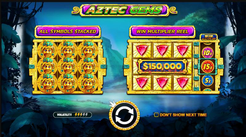 Aztec Gems Online Slot symbols