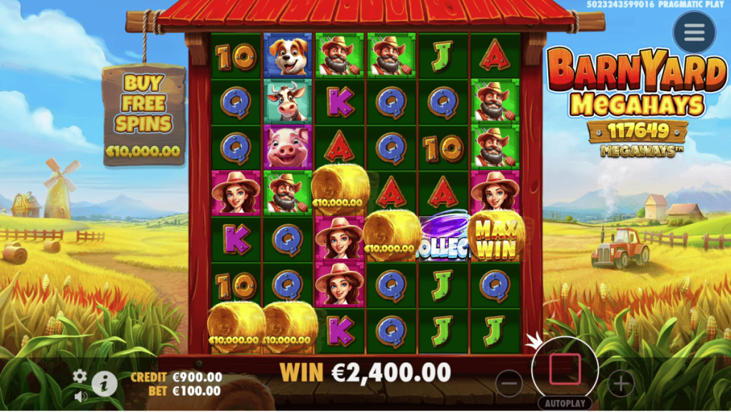 Barnyard Megahays Megaways Slot play online