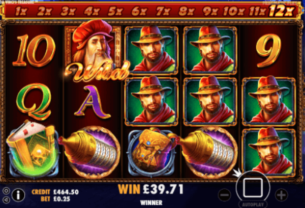 Da Vinci's Treasure Slot demo