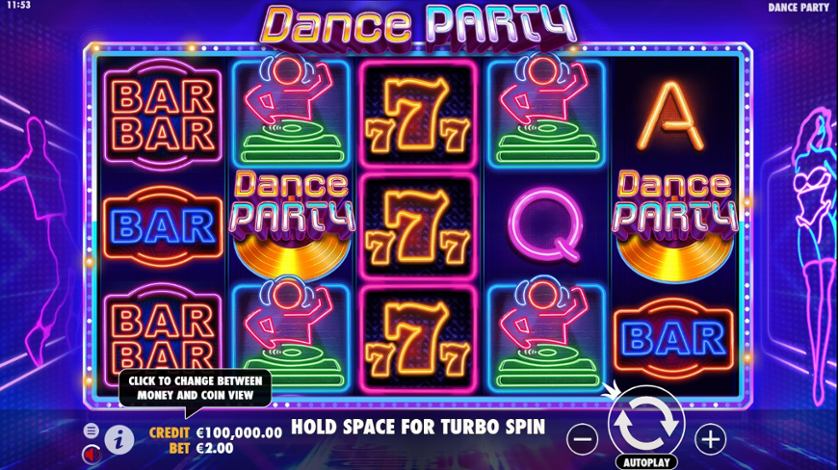 Dance Party Slot Machine by Pragmatic Play