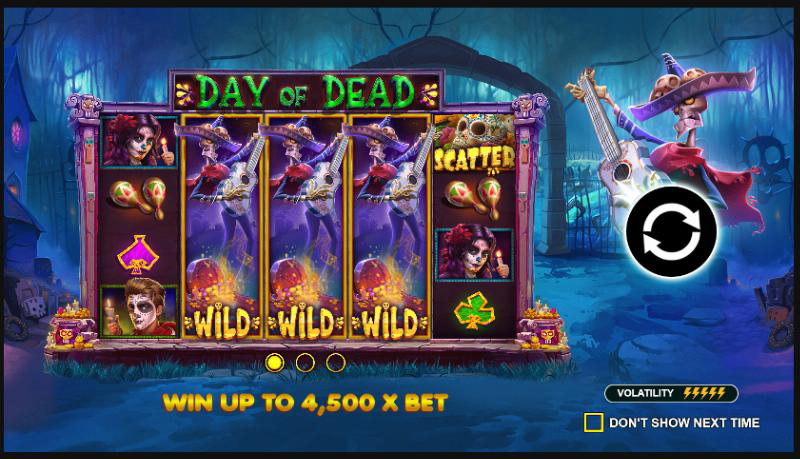 Day of Dead Online Slot winning
