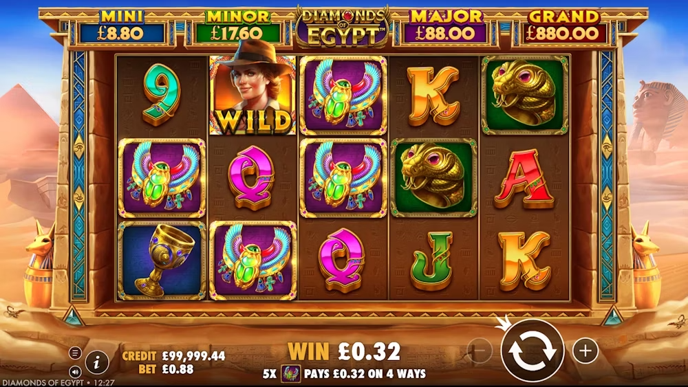 Diamonds of Egypt Slot by Pragmatic Play