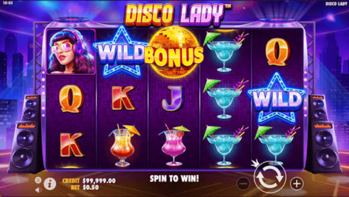 Disco Lady Slot Machine by Pragmatic Play