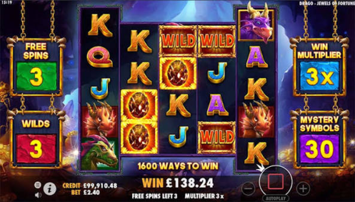 Drago Jewels of Fortune Slot Machine by Pragmatic Play