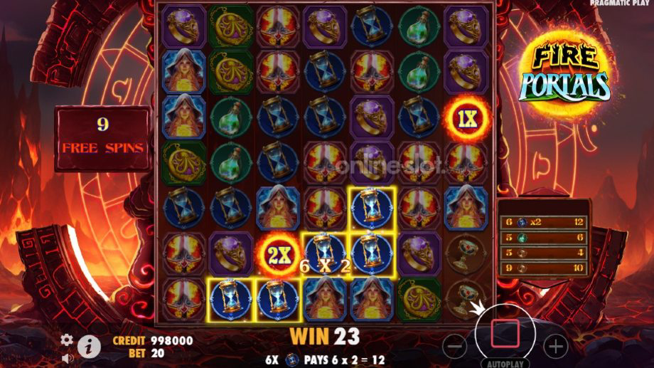 Fire Portals Slot free spins