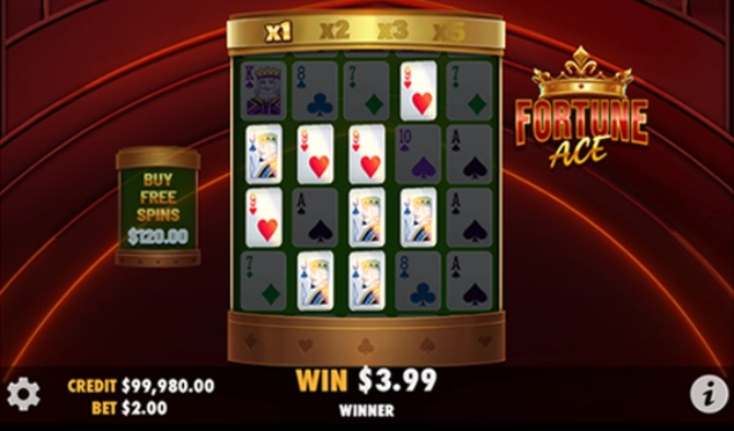 Fortune Ace Online Slot win