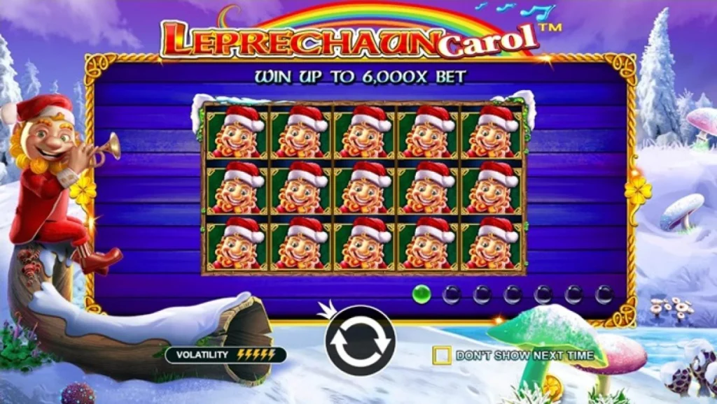 Leprechaun Carol Slot winning