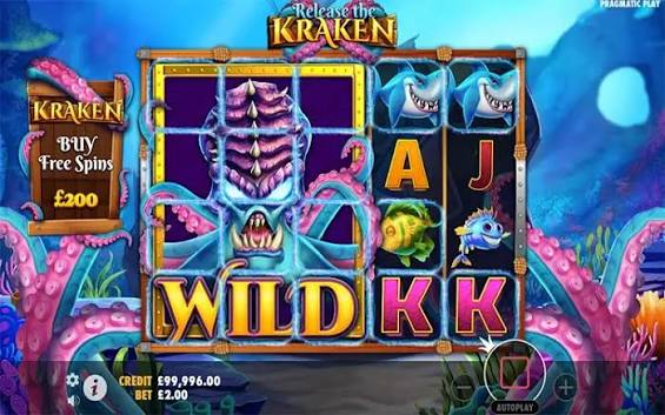 Release the Kraken Slot wild symbols