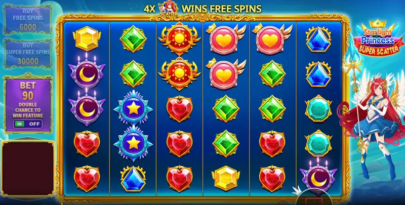 Starlight Princess Slot free spins
