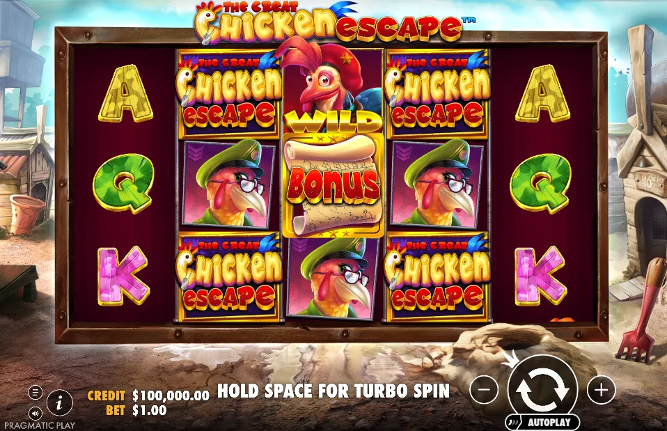 The Great Chicken Escape Slot bonus
