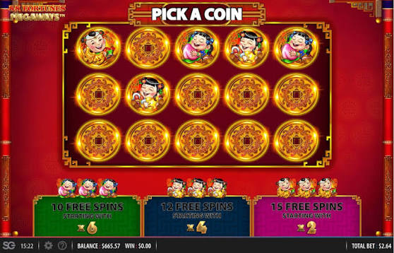 88 Fortunes Megaways Slot pick a coins