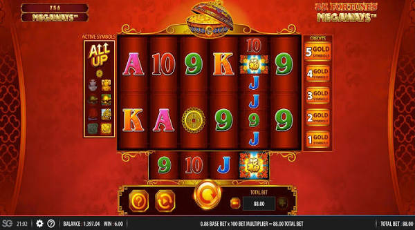88 Fortunes Megaways Slot by Shuffle Master