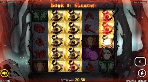 Book of Shadows Online Slot spins