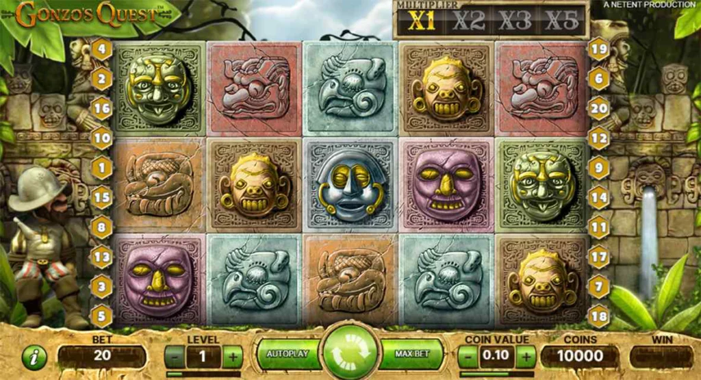 Gonzo's Quest Online Slot by NetEnt