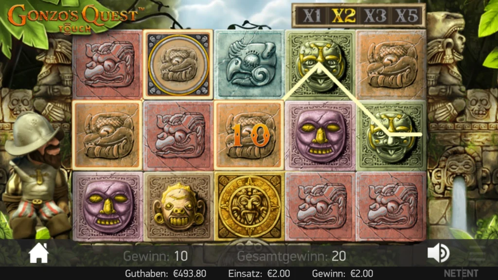 Gonzo's Quest Online Slot betting