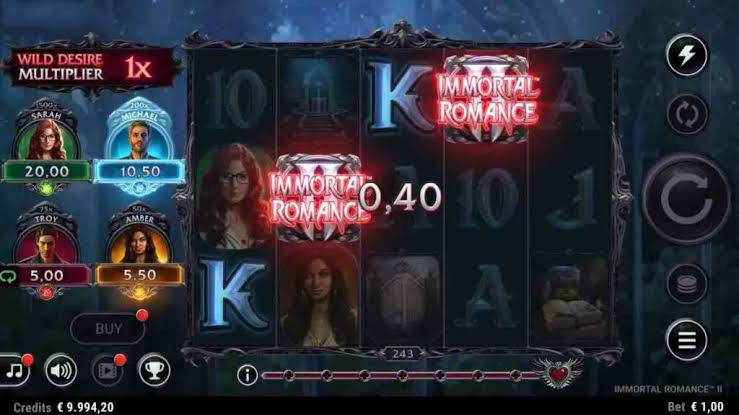 Immortal Romance 2 Slot wild symbols