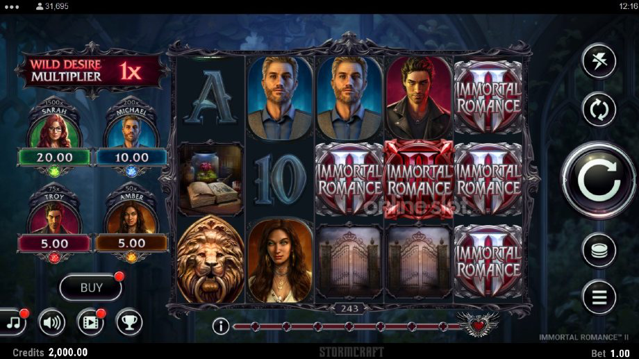 Immortal Romance 2 Slot Machine by Stormcraft Studios