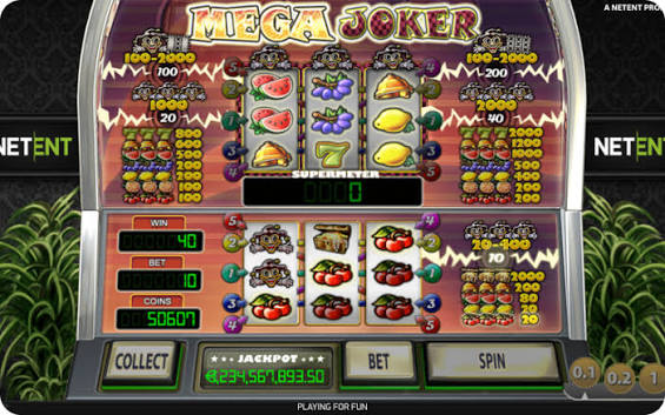 Mega Joker Online Slot by NetEnt