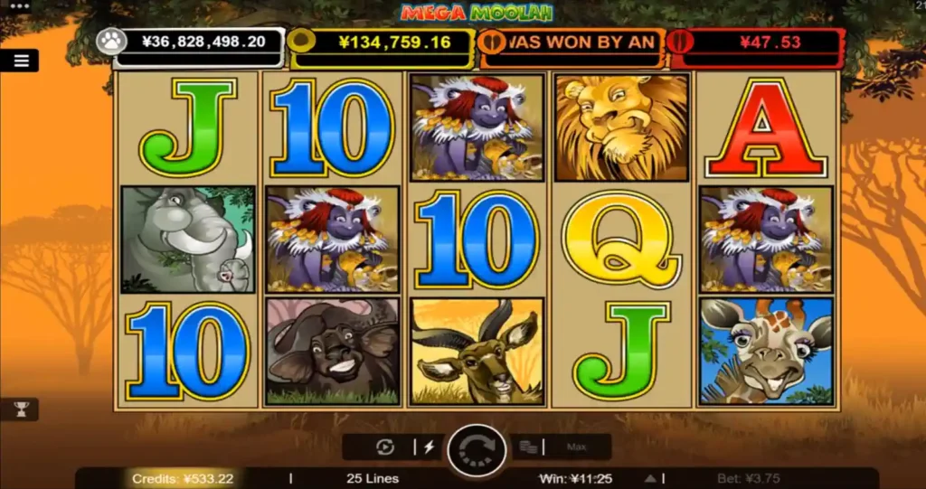 Mega Moolah Slot demo mode