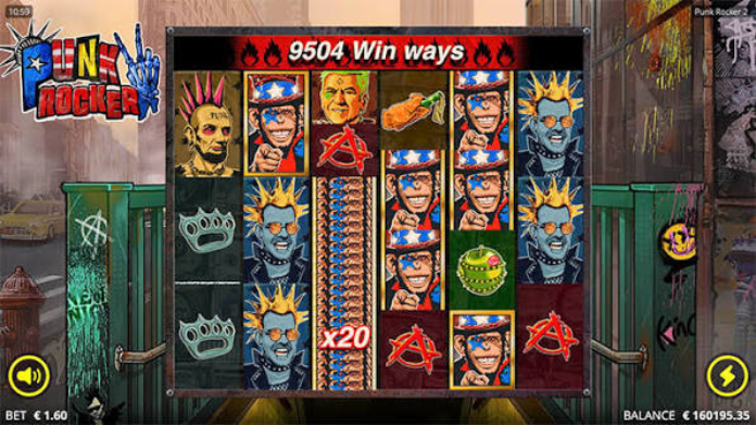 Punk Rocker 2 Slot winnings