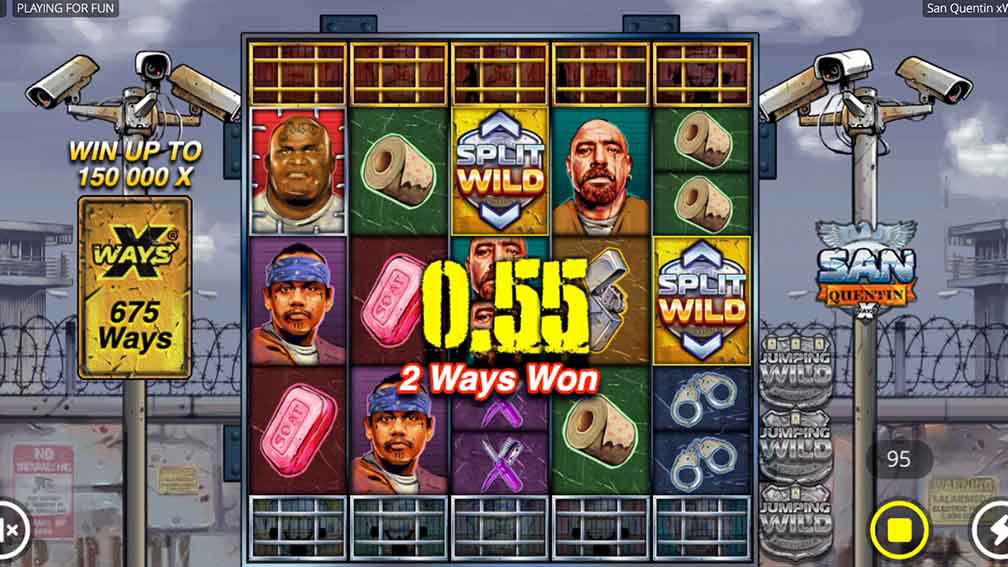 San Quentin xWays Slot win