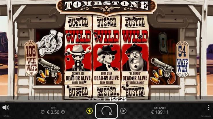 Tombstone Online Slot wild symbols