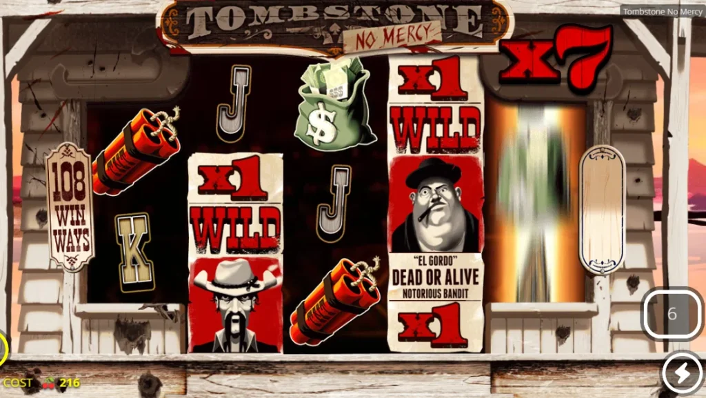 Tombstone: No Mercy Online Slot by Nolimit City